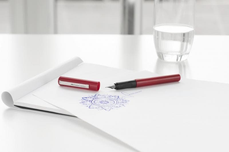 Faber-Castell Blister stilou scolar + 6 cartuse