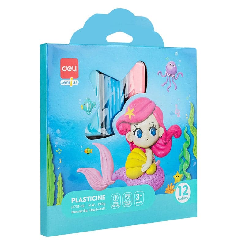 Deli Cutie plastilina 12 culori