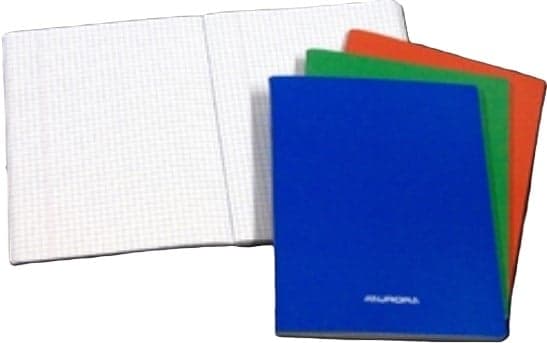 Aurora Math notebook A5, 60 sheets, left line, laminated cardboard cover