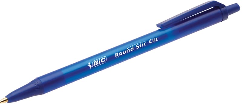 BIC Stic Clic Set pixuri rotunde, albastru