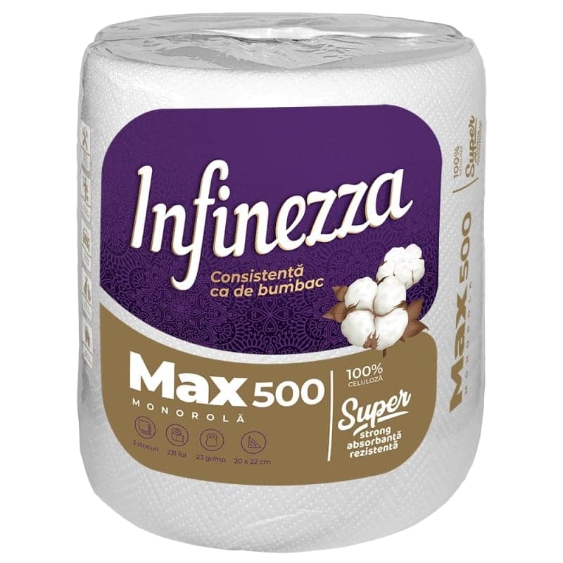 Infinezza Kitchen Paper Towel, 2 Layers, 231 Sheets