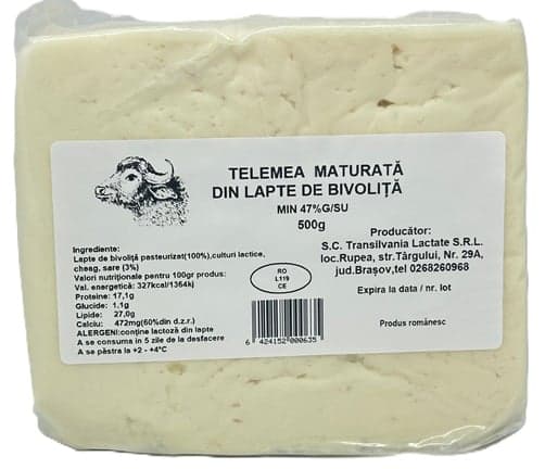 Transylvania Dairy Matured cheese from buffalo milk
