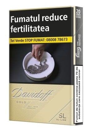 Davidoff Gold SL-Line Cigarettes
