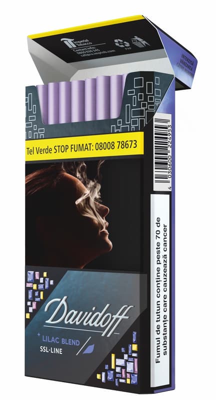 Davidoff Lilac SLL Line Cigarette