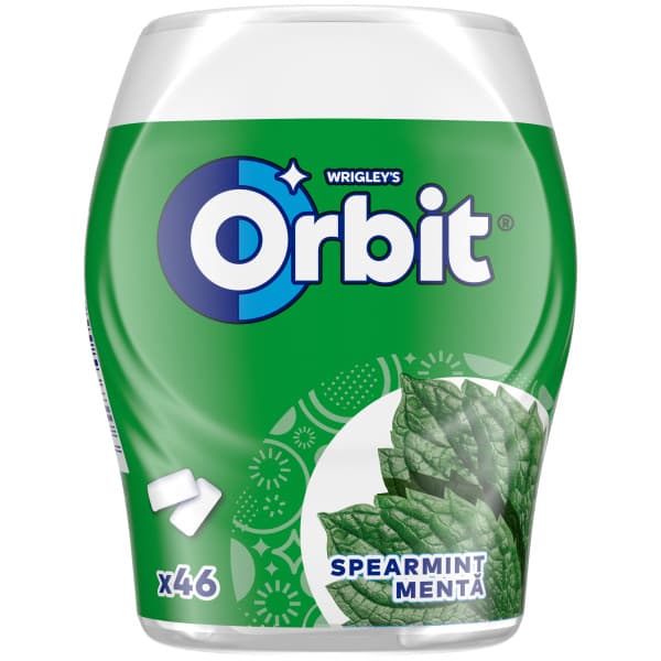 Orbit Spearmint Guma de mestecat cu aroma de menta 46 buc