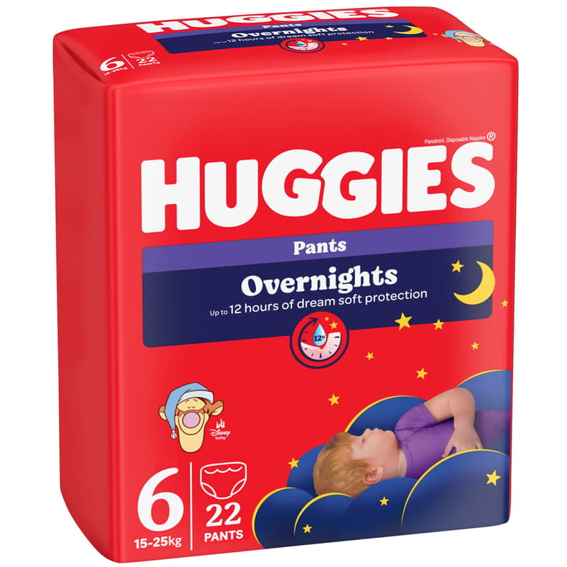 Huggies Pants Overnights nr. 6, 15-25 kg
