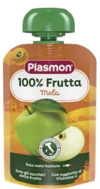Plasmon Piure cu pulpa, mar, banana si Vitamina C