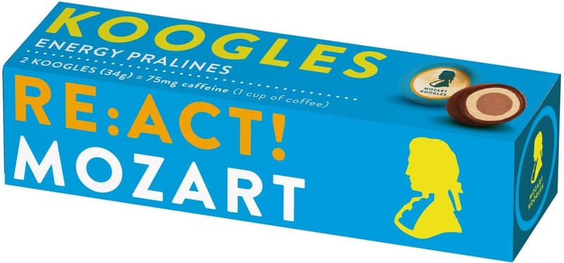 Mozart Koogles Energy RE:ACT Praline cu crema de nuga