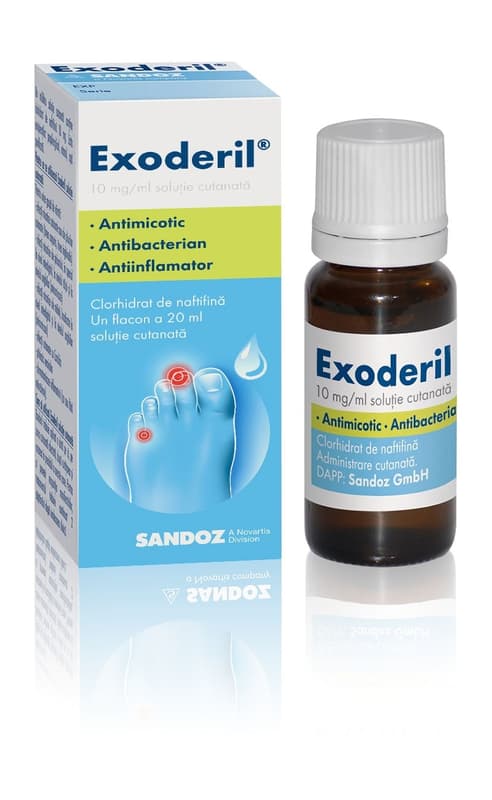 EXODERIL SOLUTIE CUTANATA 1% 20ML