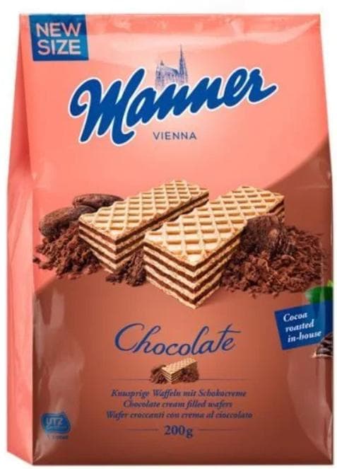 Manner Chocolate Wafer with hazelnut cream