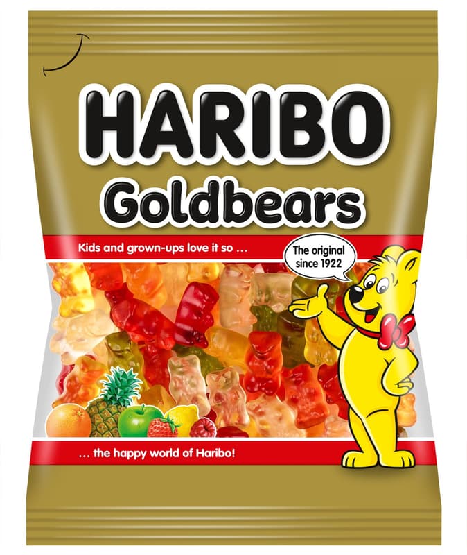 Haribo Goldbaren Jeleuri cu aroma de fructe