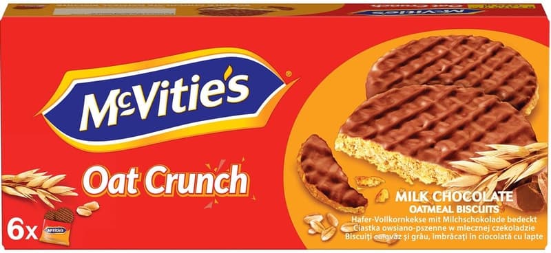 McVitie's Cookies with oats and milk chocolate