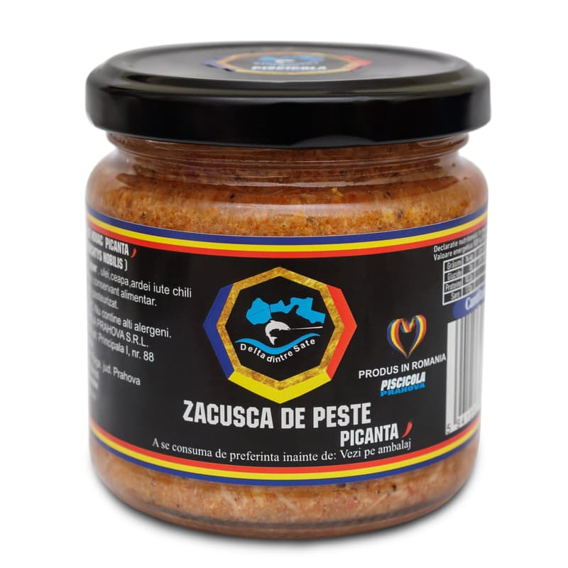 Delta dintre Sate Spicy Fish Vegetable Spread