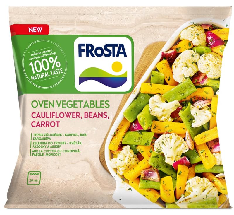 FROSTA OVEN VEGETABLES WITH CAULIFLOWER, ROMANESCO BEANS AND CARROTS