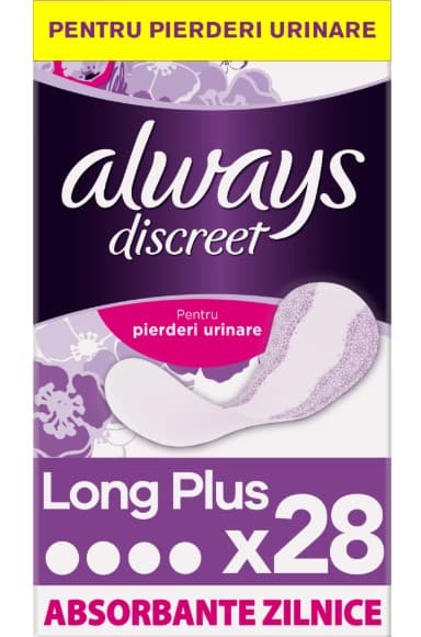 Always Discreet Liners Long Plus Absorbante zilnice
