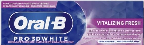 Oral-B Pro 3D White Vitalizing Fresh Pasta de dinti