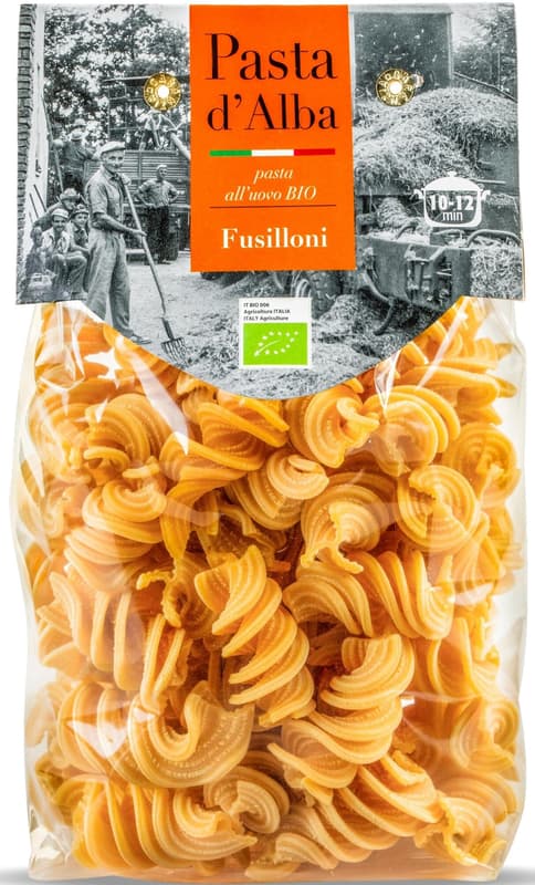 Pasta d'Alba ECO Paste fusilloni din grau dur si oua