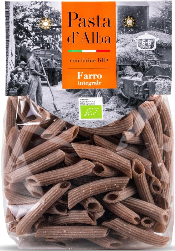Pasta d'Alba ECO Paste integrale penne din spelta