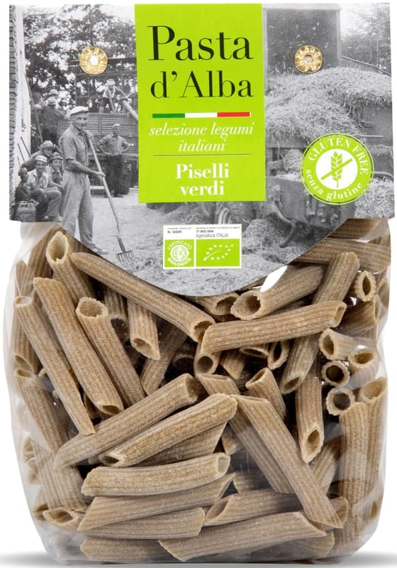 Pasta d'Alba ECO Paste penne fara gluten, din mazare