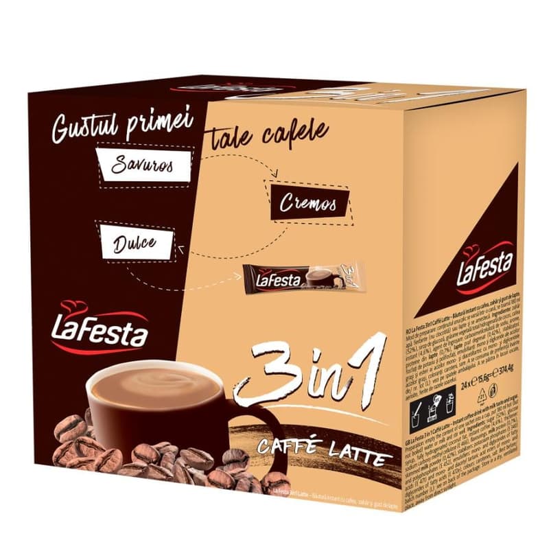 La Festa Bautura instant 3 in 1 Caffe Latte