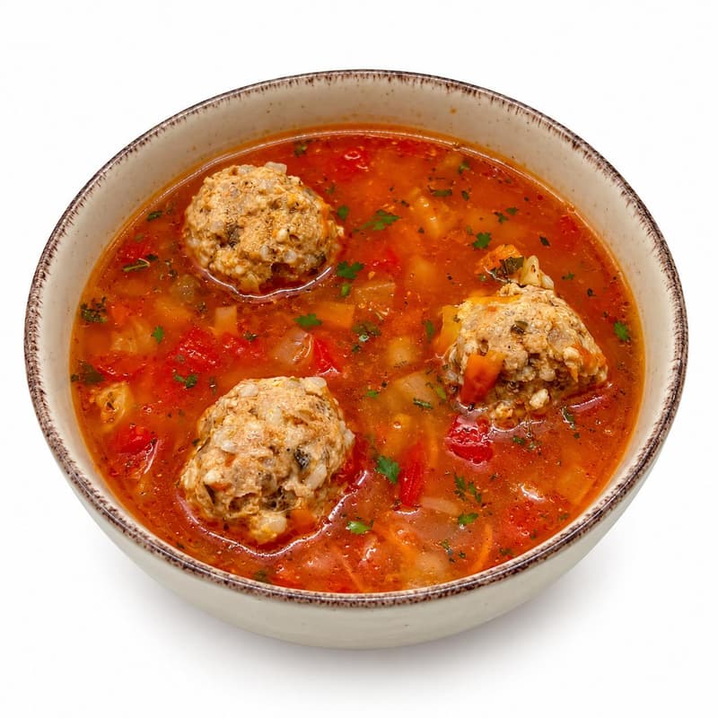 Sempre Sano Chicken Meatball Soup for 4-6 servings