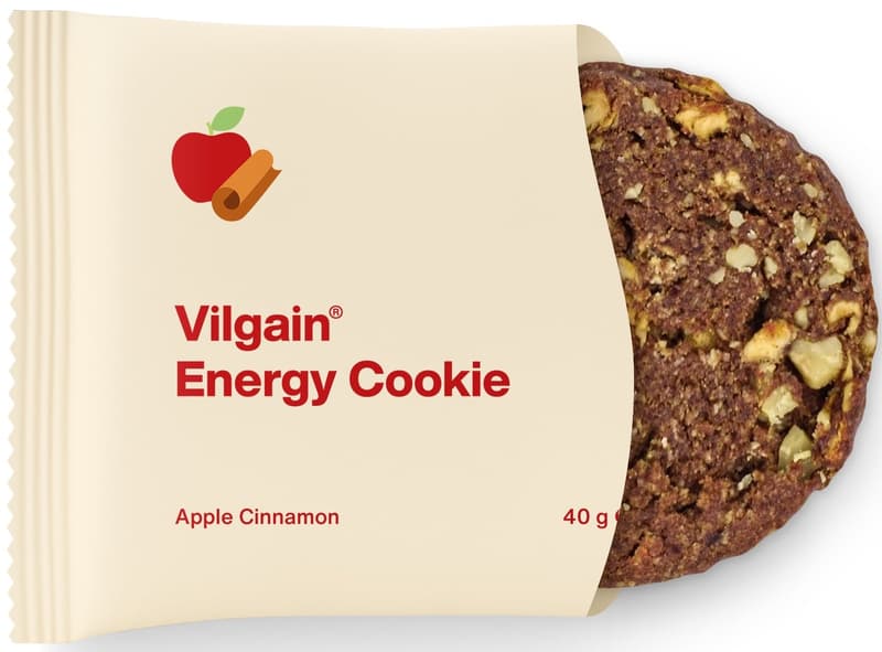Vilgain ECO Energy Cookie Biscuits with apple and cinnamon