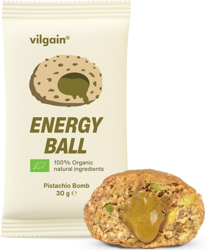 Vilgain ECO Energy Ball Cookie with gluten-free pistachio cream