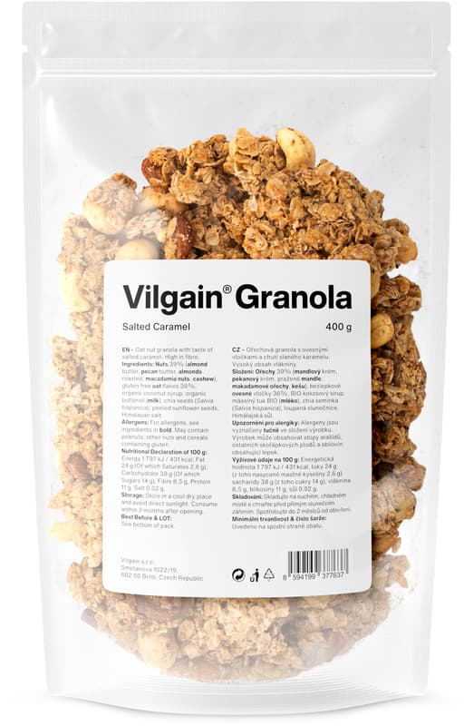 Vilgain Granola caramel sarat