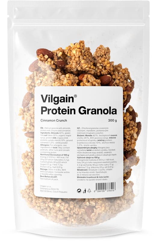Vilgain Protein Granola cu scortisoara crocanta