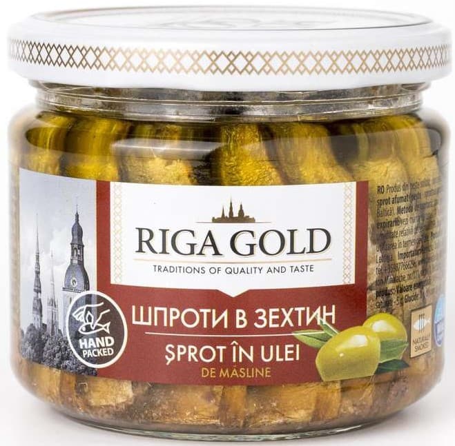 Riga Gold Sprot in ulei de masline