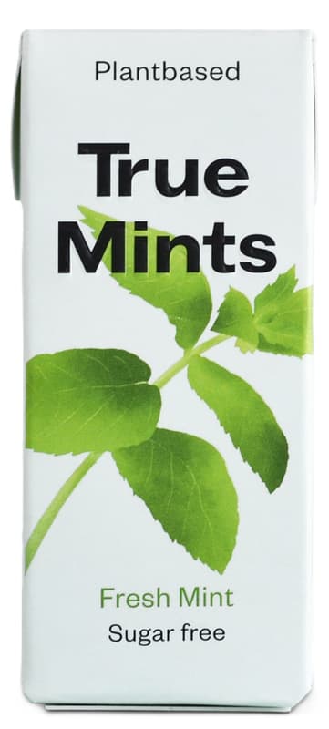 True Mints with mint flavor, without sugar