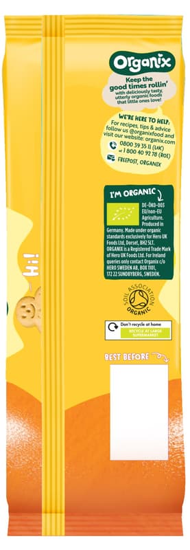 Organix ECO Biscuiti cu banana, 3 ani+