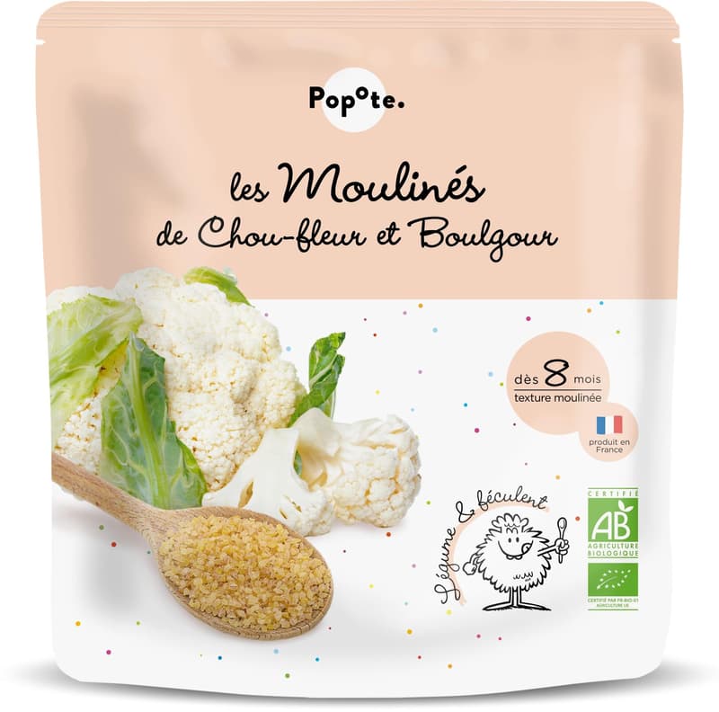 Popote ECO Piuree with 63% cauliflower and bulgur, +8 months