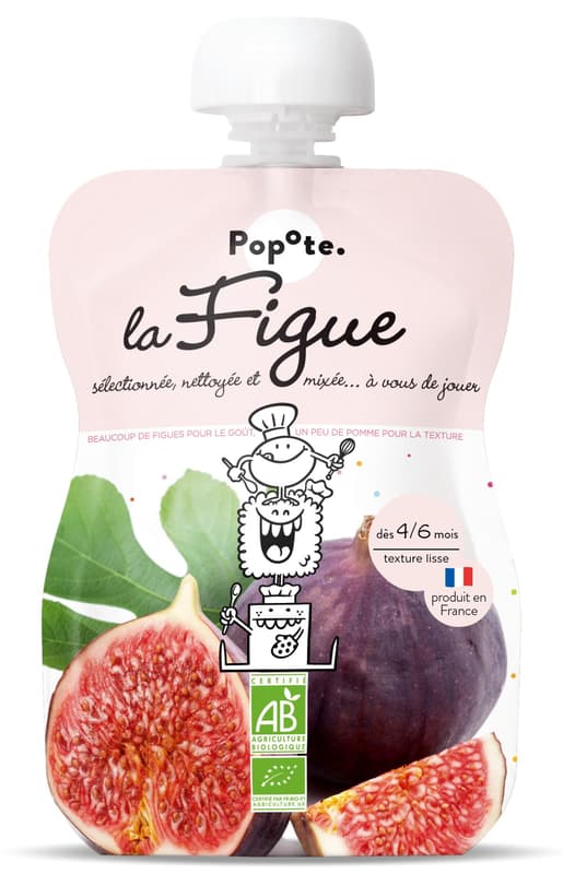 Popote ECO Puree with 70% figs, +4/6 months