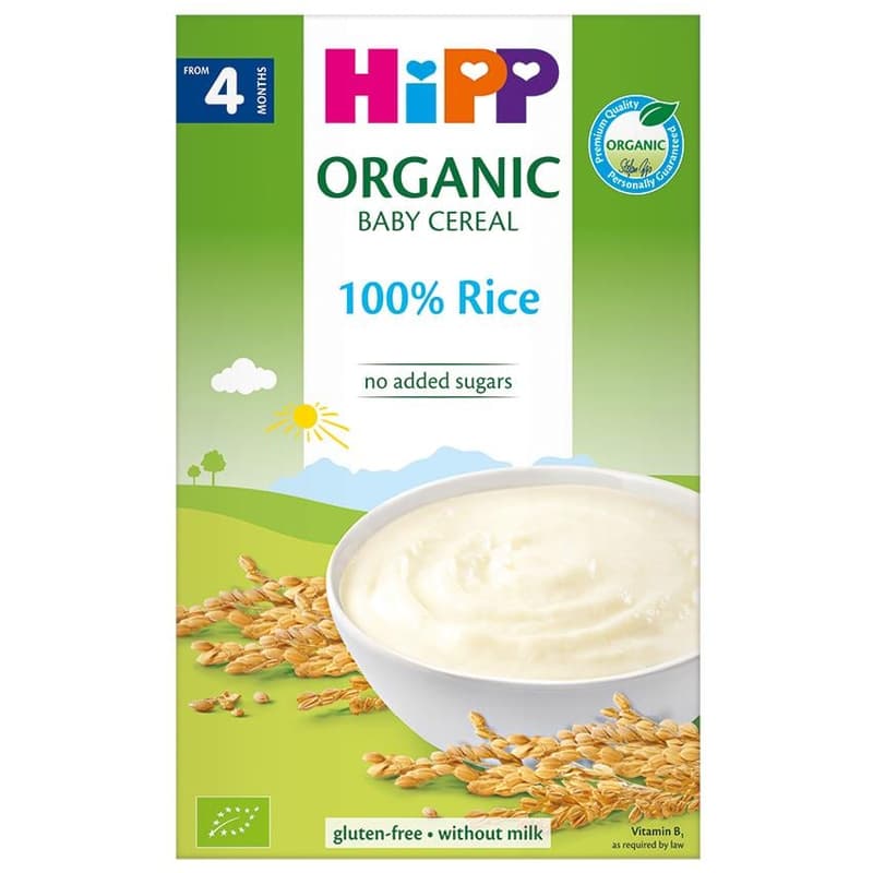 Hipp ECO Cereal Rice from 4 months