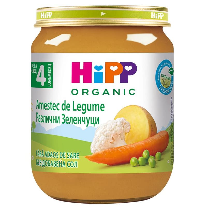 Hipp ECO Vegetable puree mix, from 4 months
