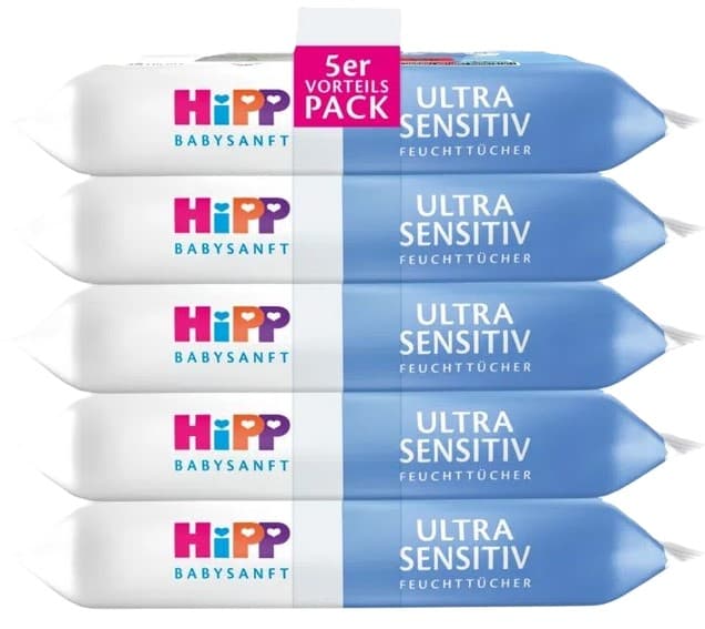Hipp Ultra Sensitive Wet Wipes 5x48pcs