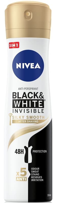 Nivea Deodorant spray feminine black&white silky smooth