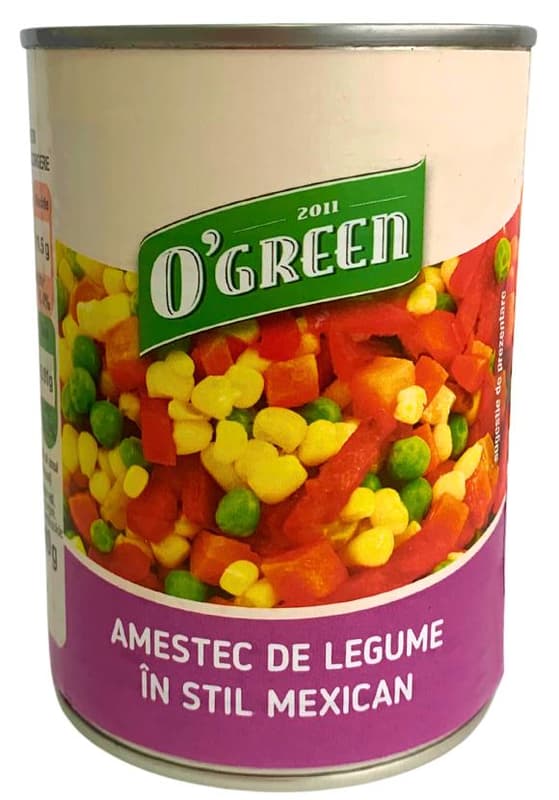OGreen Mix of vegetables in Mexican style