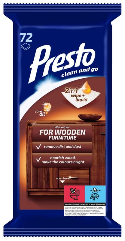 Presto Servetele umede pentru mobila