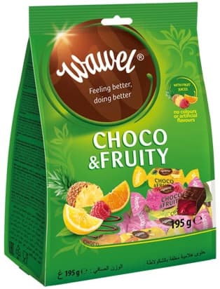 Wawel Choco&Fruity Jeleuri mix arome invelite in ciocolata