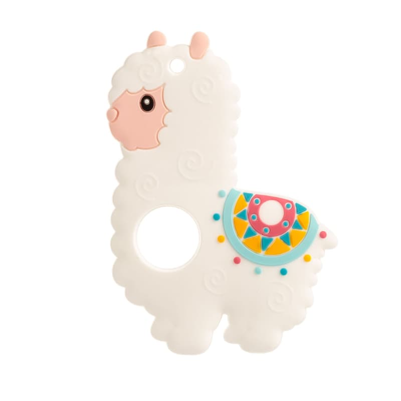 Coccorito Silicone teething toy, alpaca