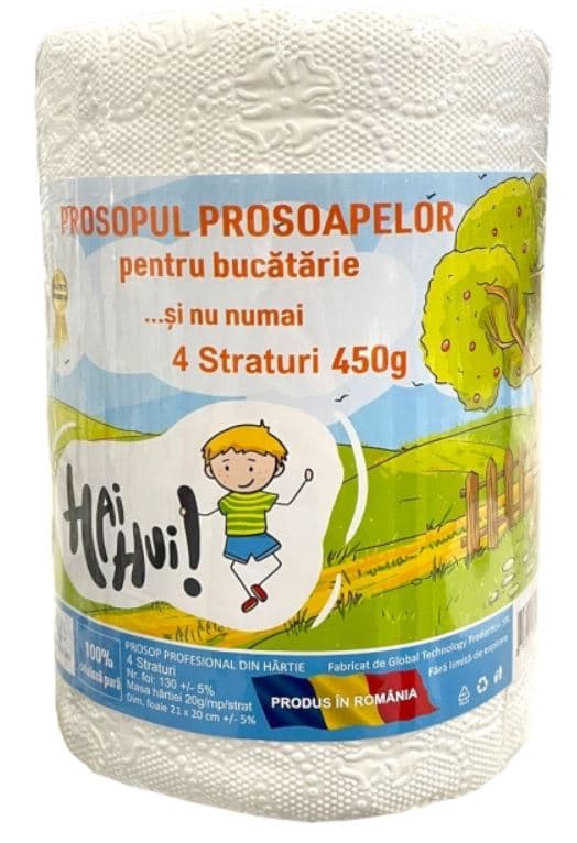 Hai Hui 4-ply paper towel, 130 sheets