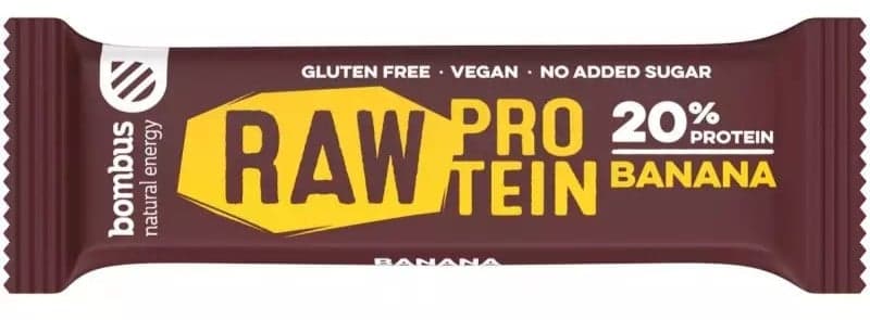 Bombus ECO protein bar with bananas 20% protein