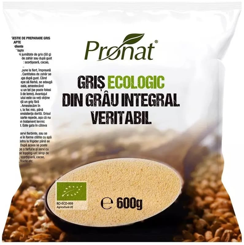 Pronat ECO Gris din grau integral veritabil