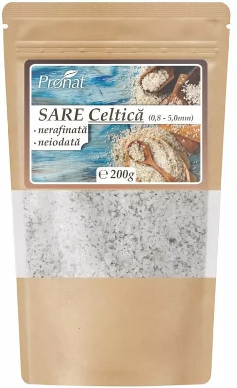 Pronat Sare celtica grunjoasa, nerafinata, neiodata