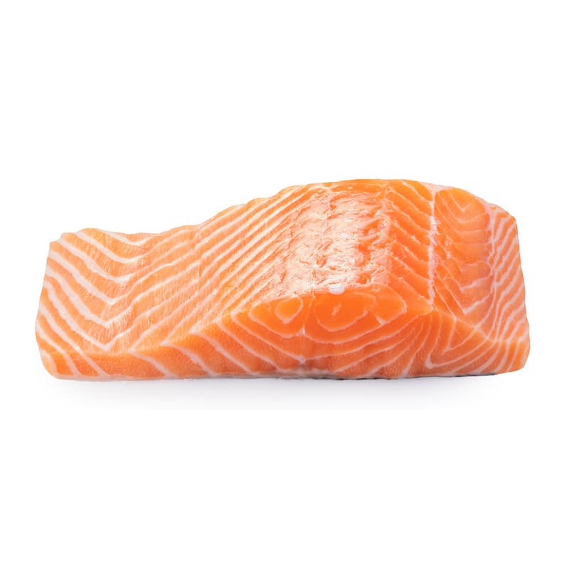  Salmon skin on
