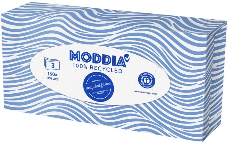 Moddia PureCycle Servetele de fata 3 straturi