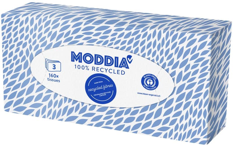 Moddia PureCycle Servetele de fata 3 straturi