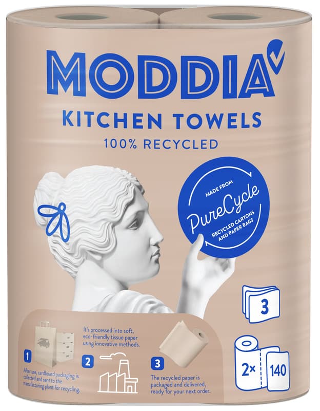 Moddia PureCycle Prosop de bucatarie 3 straturi